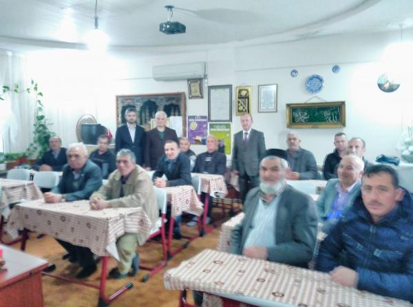İlçemiz Kaymakamı Sayın Osman ATEŞ erkek kursiyerlere yönelik açılan 
